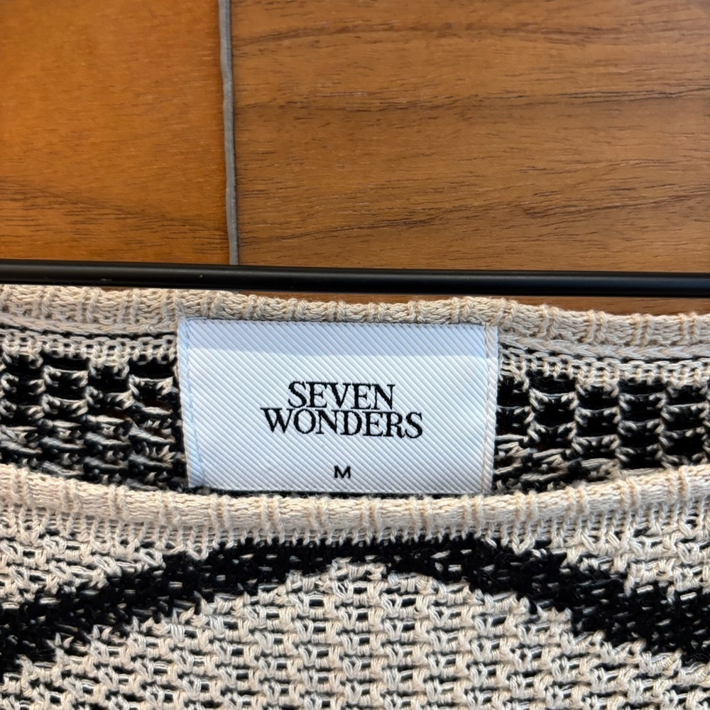 SEVEN WONDERS Mazie Mini Dress Black Multi, Size M - Picture 11 of 16